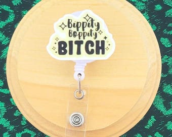 funny Halloween badge reel