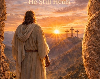 Christian Encouragement Wall Art, Resurrection Hope Print, Faith Healing Decor, 8x10 Printable