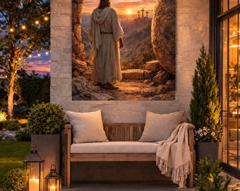 Christian Gift for Women, He Is Risen Wall Art, Luke 24:6 Printable