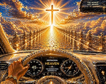 Christian Wall Art, Jesus Narrow Path Matthew 7:14, Faith Decor (Digital Download)