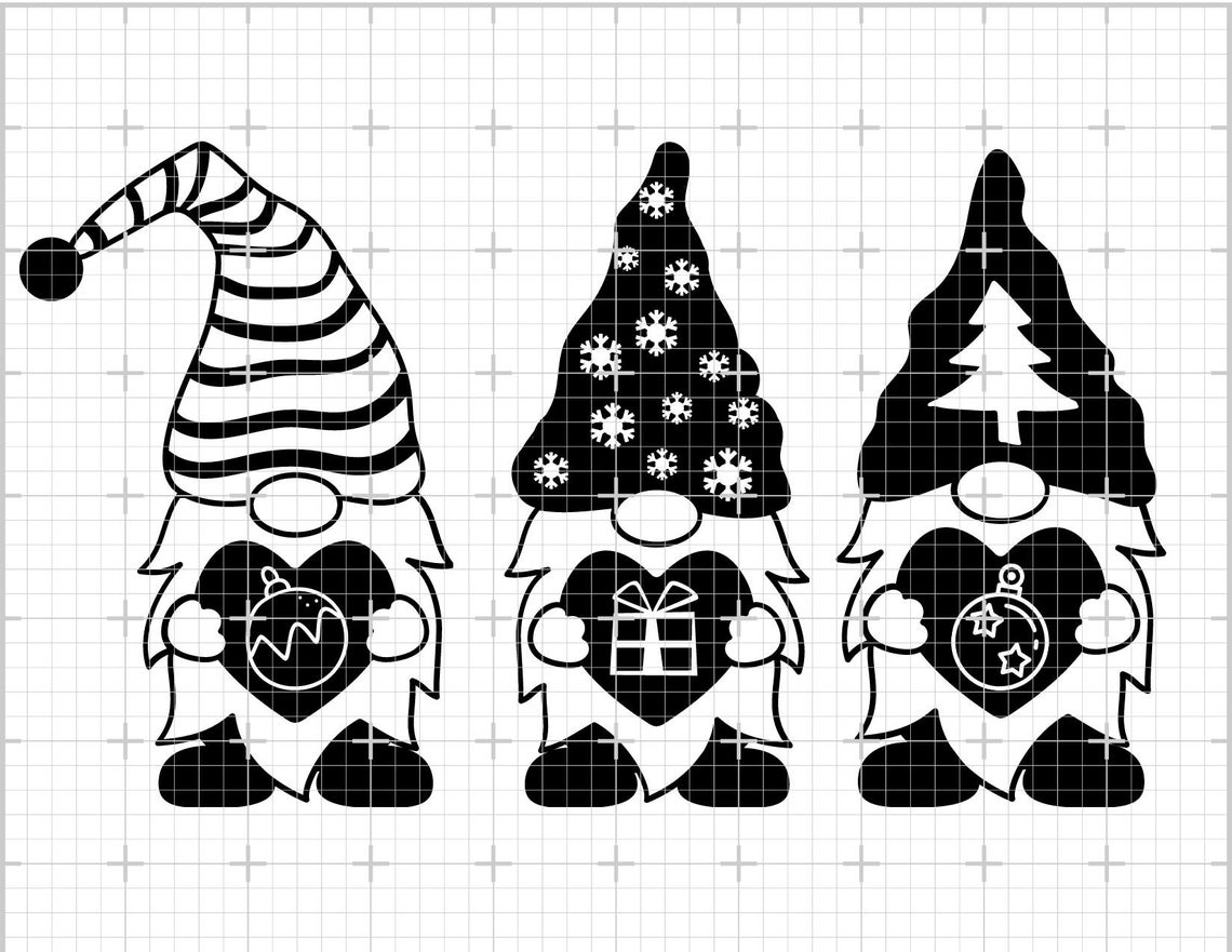 Christmas Gnome Svg Files For Cricut Gnome Shirt Gnomes Svg Etsy