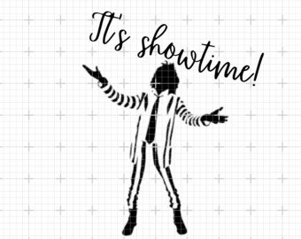 Beetlejuice SVG It's Showtime Svg Svg Png Dxf Svg Svg - Etsy