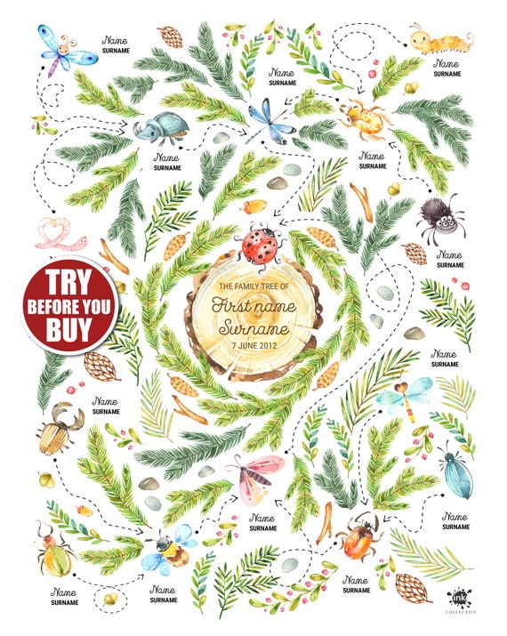 Family Tree Chart For Kids Printable