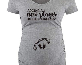 Adding a New Player Football Themed Shirt SIZE MEDIUM