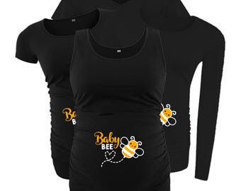 Baby Bee Black Maternity Shirt