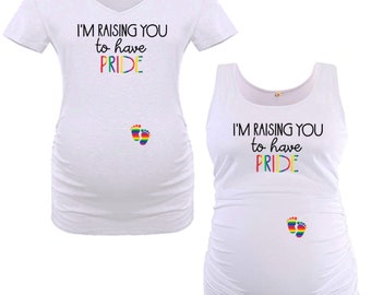 Have Pride Maternity Shirt (Short Sleeve or Tank Top)