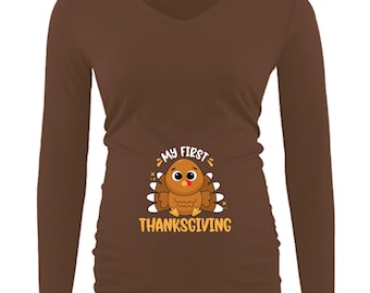 My 1st Thanksgiving Maternity Shirt (Long Sleeve Only)