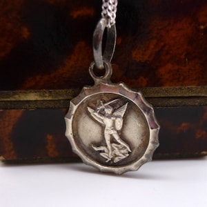 St Michael Medal on Silver Chain