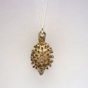 Vintage Silver Hedgehog Charm Necklace