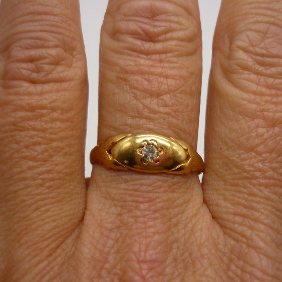 GYPSET GLITTERATI BAR RING SET GOLD