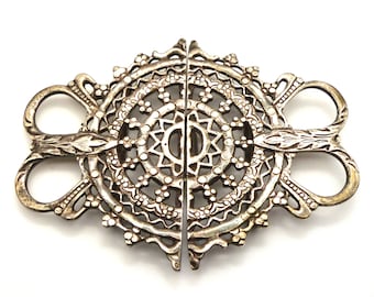 Vintage Krankenschwester Schnalle aus Sterlingsilber, John Rose Birmingham 1961