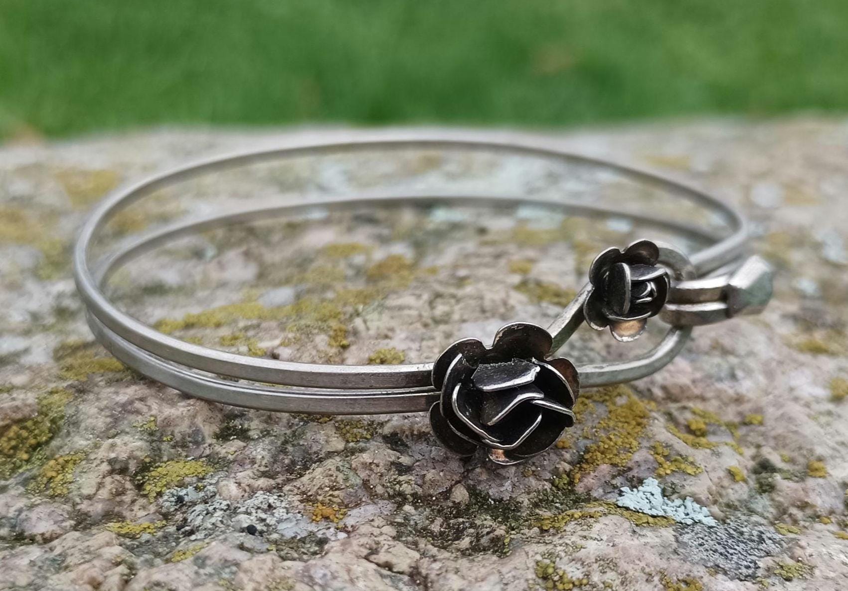 70s Silver Bangles - Etsy UK