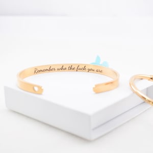 Hidden message Cuff Bracelet, Personalized Jewelry, Engraved Bracelet, Gold Cuff Bracelet, Graduation Gifts for her