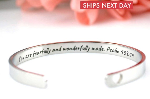 Christian Cuff Bracelet Uplifting Bracelet Christian Gifts