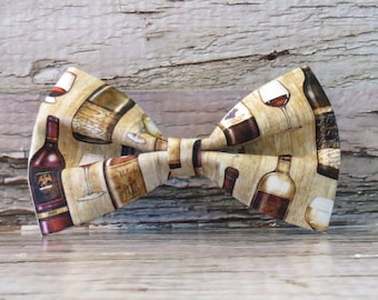 It's Wine Time Bow Tie for Dogs or Cats • Pet Fashion • Dog Collar Accessories • Trendy Pets • Dog Collar Bow Ties