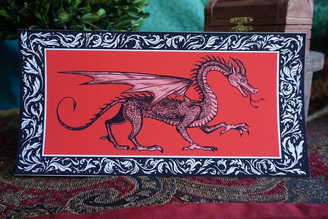 Dragon: Art Print - Etsy