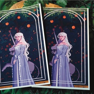 The Lady Amalthea: The Last Unicorn Fanart Print image 3