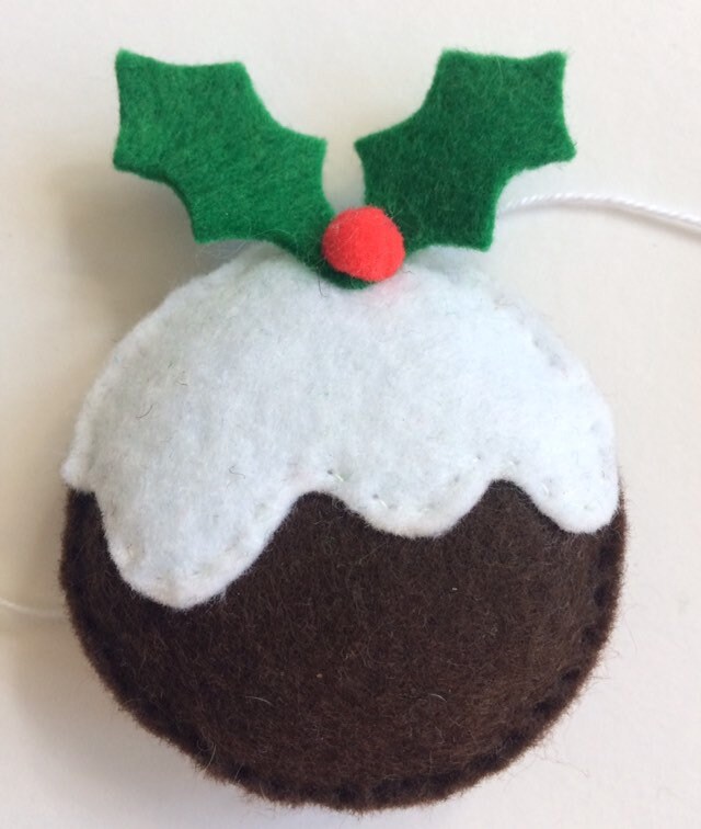 Christmas Pudding Bunting Christmas Pudding Garland Etsy.de