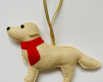 Golden Retriever - Golden Retriever Ornament - Golden Retriever Christmas Decoration