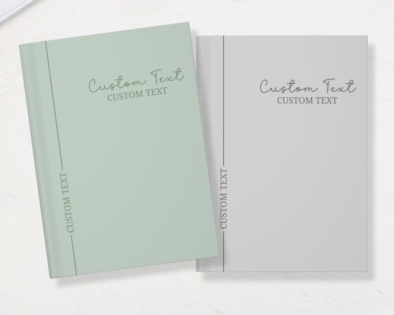 Personalized Notebook Custom Text Hardcover Journal Book With Own Text ...