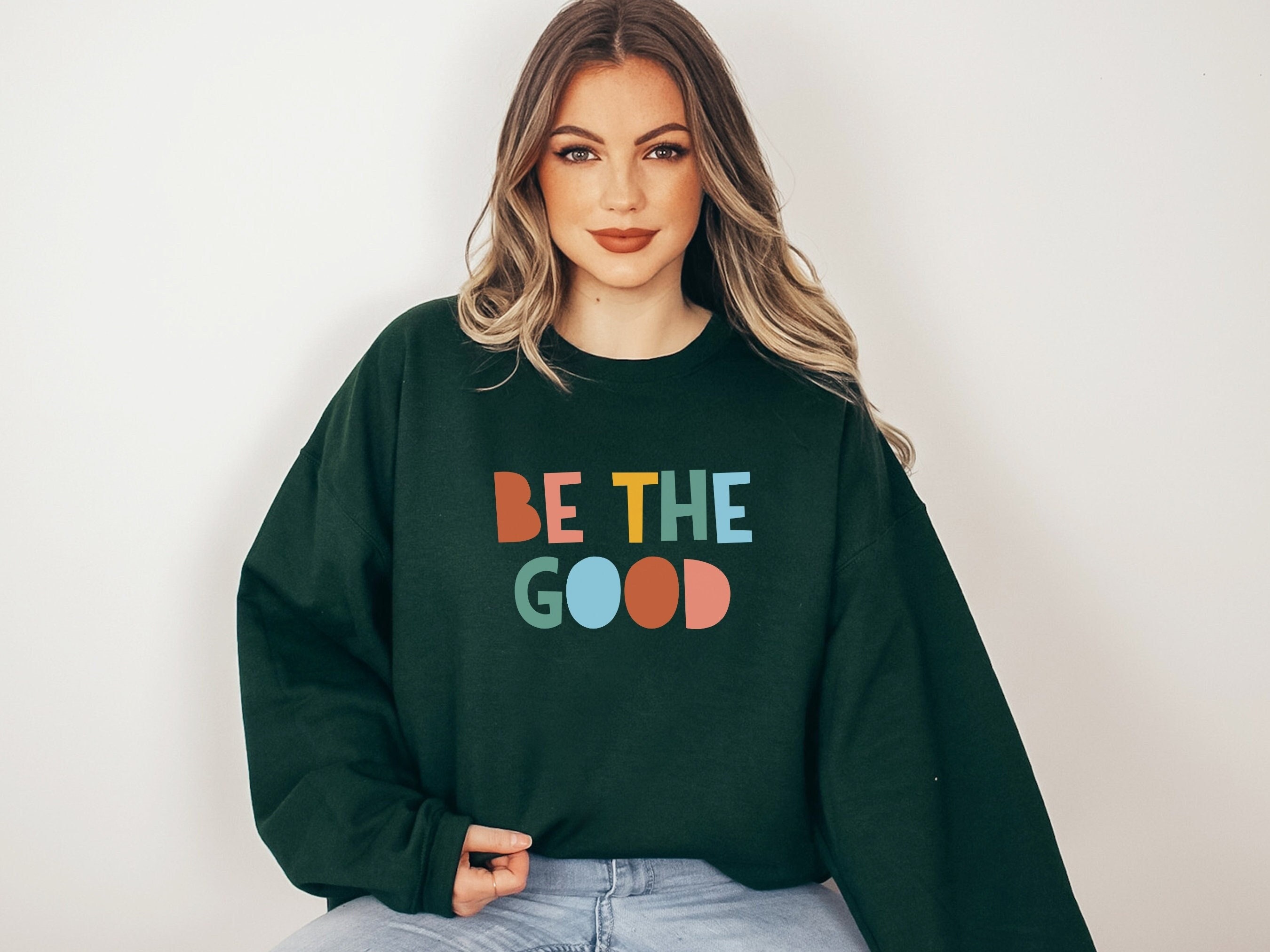 Grow Wild Flower Child Sweatshirt Positive Vibes Sweatshirt 