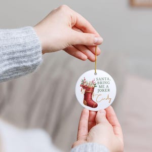 Personalized Mahjong Christmas Ornament Funny Xmas Holiday Keepsake Mahjong Hostess Gift Mah Jong Gift for Friend Secret Santa image 11