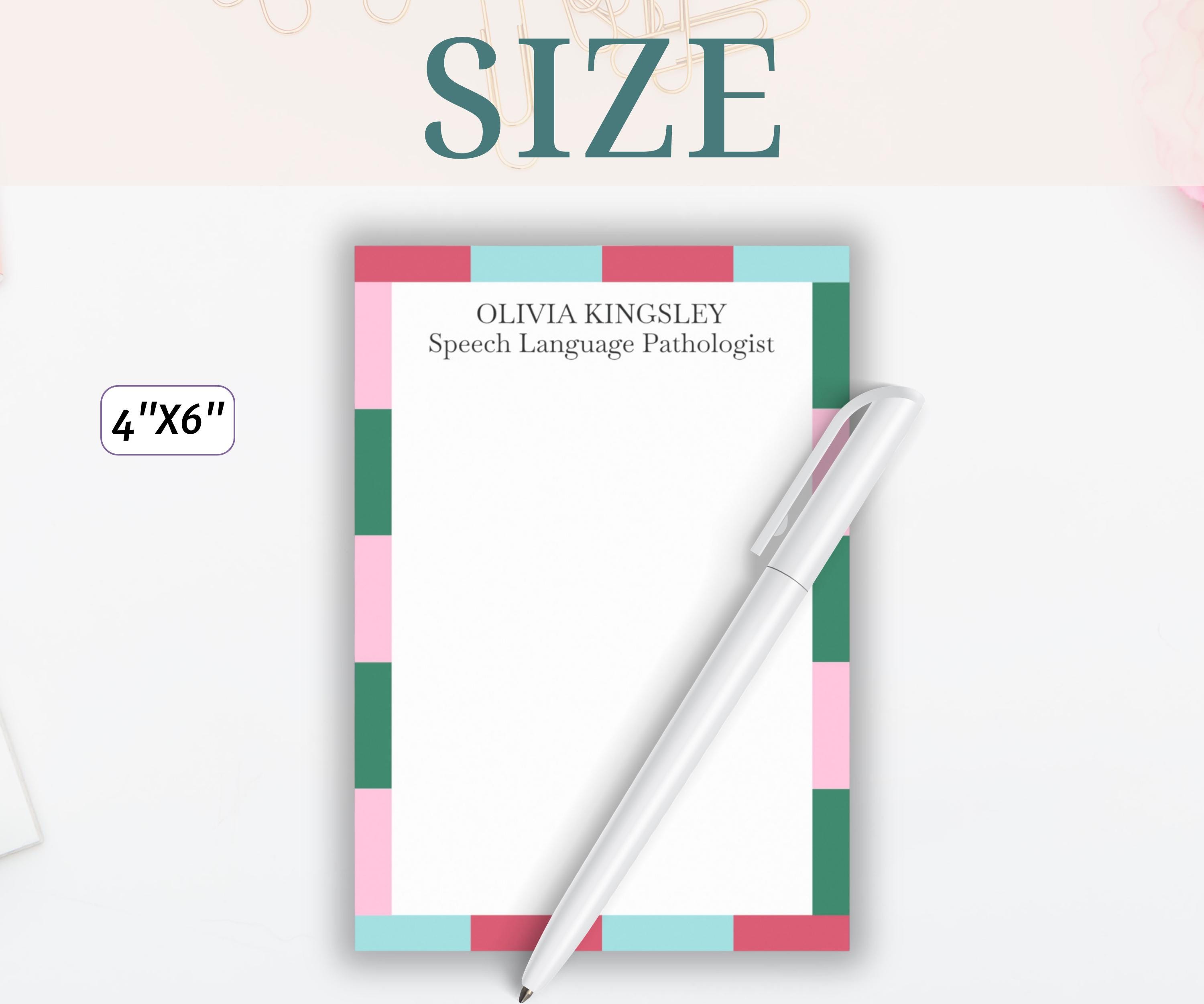 Teacher Appreciation Gift Personalized Notepad Customizable End of Year ...