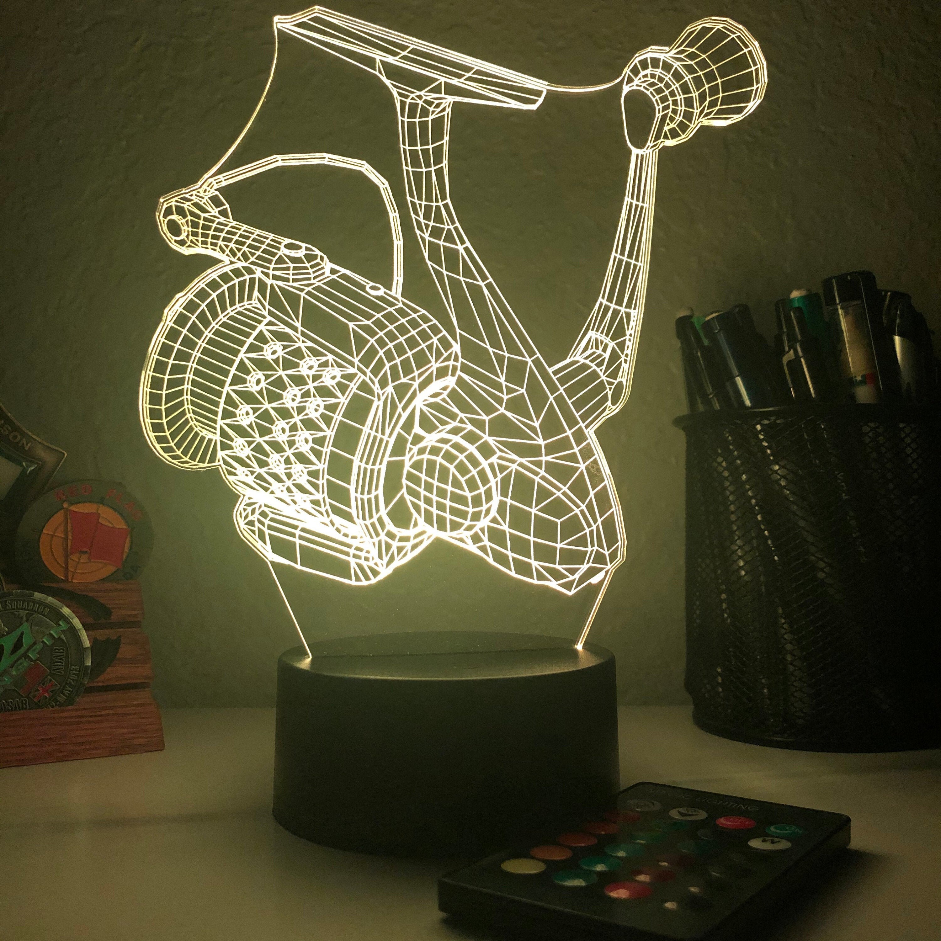 Buy 3D LED Lampen nahe Licht, 7 Farben, Touch/Fernbedienung Art