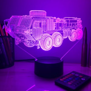 M984A4 HEMTT Wrecker Truck - 3D Lamp