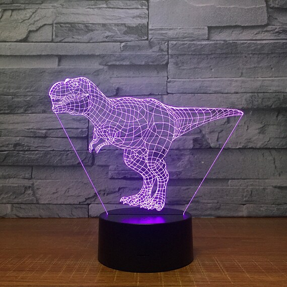 Veilleuse modèle T-Rex, petite lampe chambre enfant