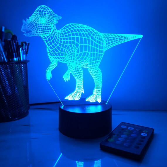 Pachy Dinosaur 3D Optical Illusion Lamp Night Light Etsy Australia