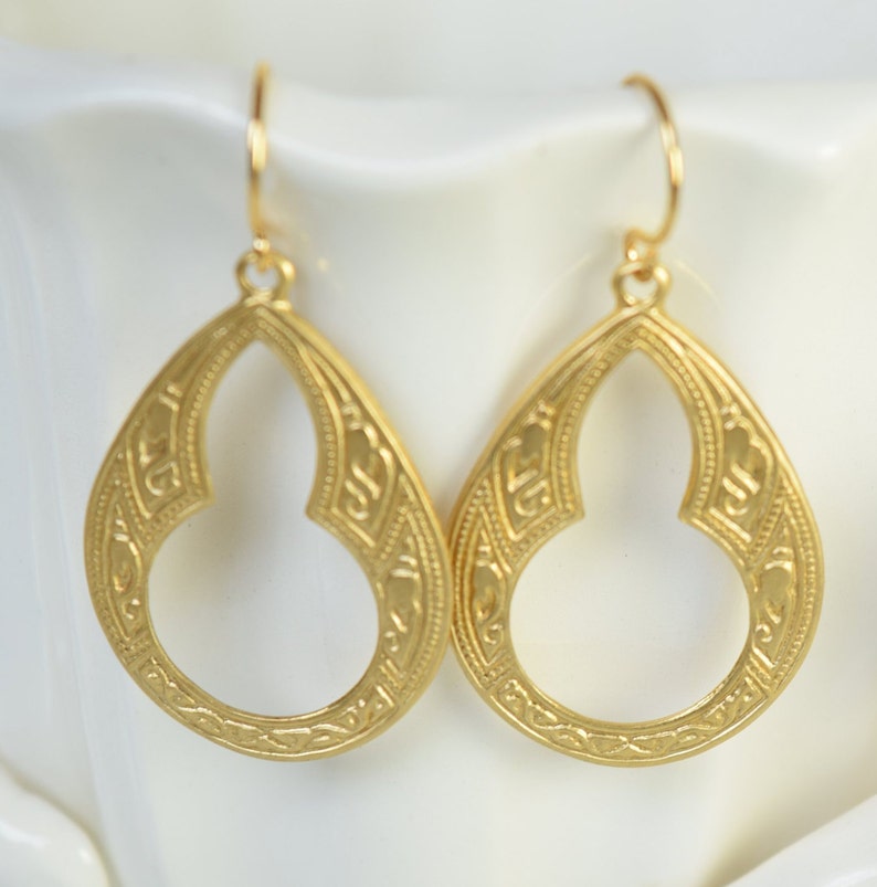 Art Deco Ohrringe gold Platte Haken Hebelreifen Boho Schmuck Geschenk für Sie Art Deco Ohrringe gold Platte Haken Hebelreifen Boho Schmuck Geschenk für Sie