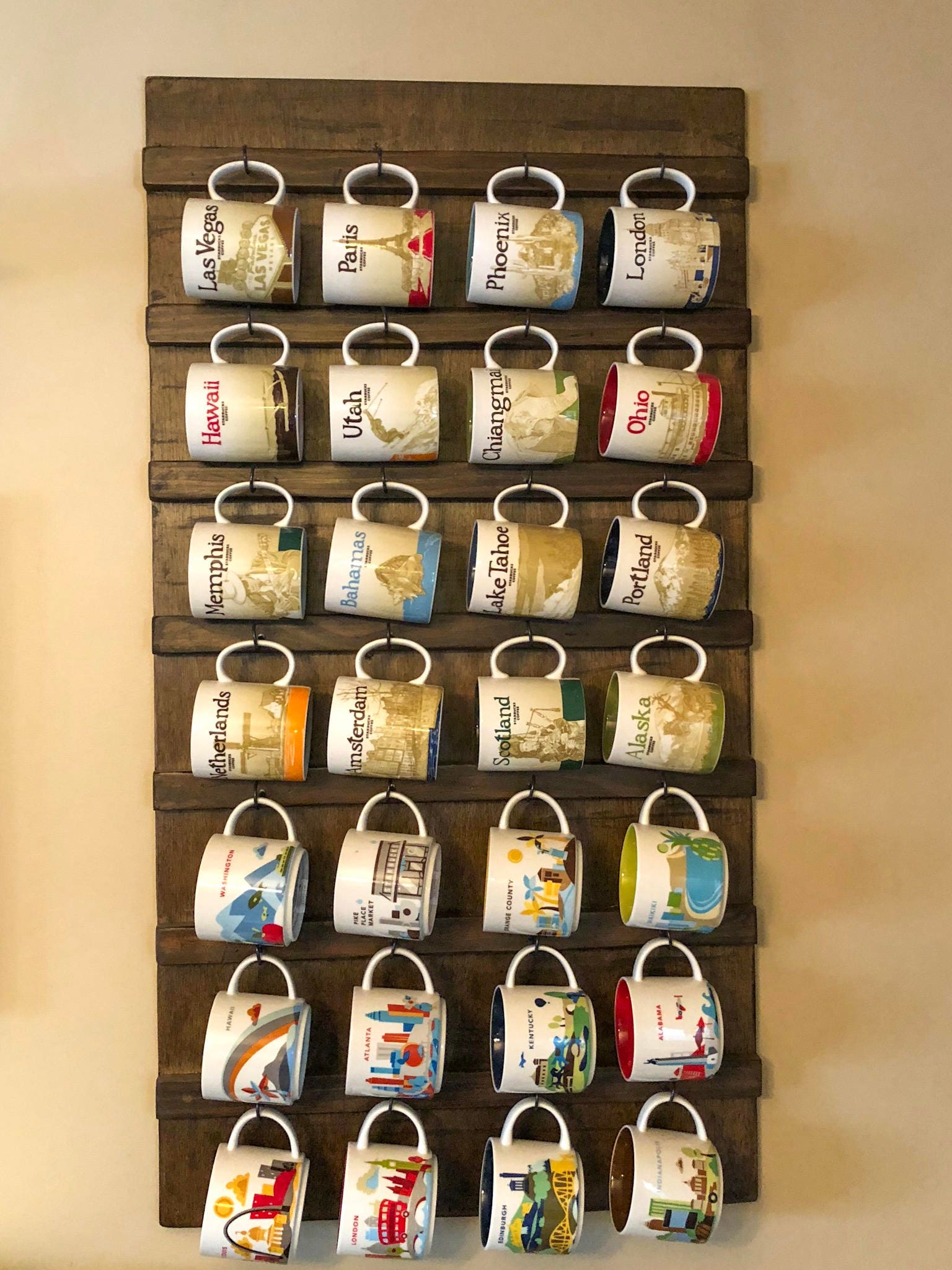 Wall Mounted Coffee Mug Rack Diy Ubicaciondepersonas cdmx gob mx