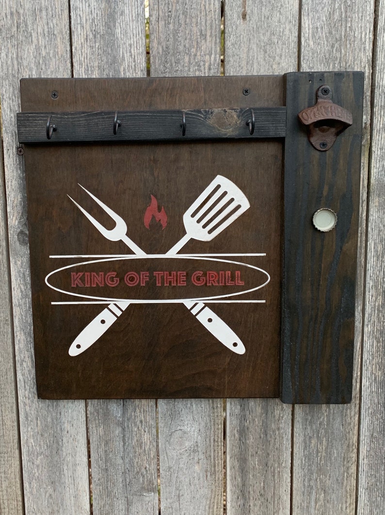Personalized BBQ Tool Holder Grill Utensil Holder Grill Etsy