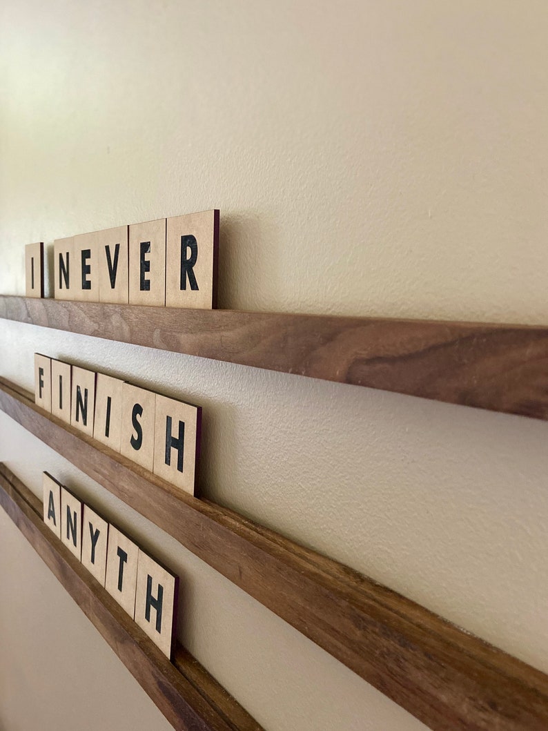Statement Shelf Letter Board Ledge Letter Ledges Letter Etsy