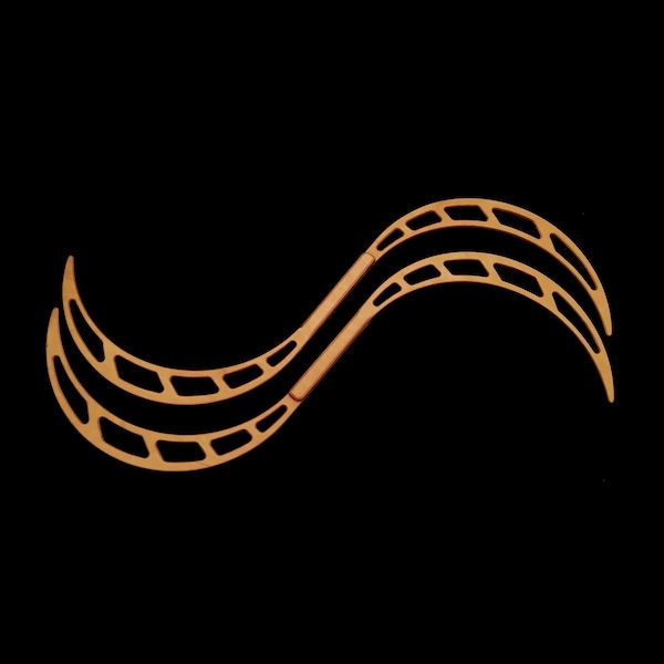Flowgeng V1.0 with Lattice Stripes - Wooden Magnetic Collapsible S-Staffs