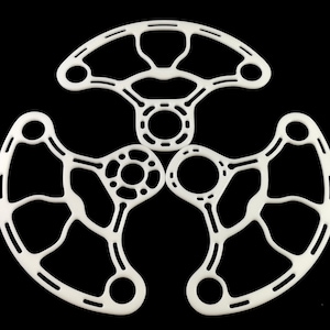 Mojura Fans V1.1 - HDPE Practice Tech Fans