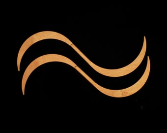 Flowgeng Solid-Shape - Magnetiska Hopfällbara S-Stänger i Trä