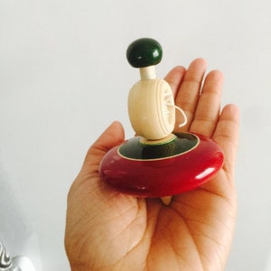 Top selling Christmas Gift Spinning top, Wood top,Vintage toys, mindfulness gift, Cool Gift