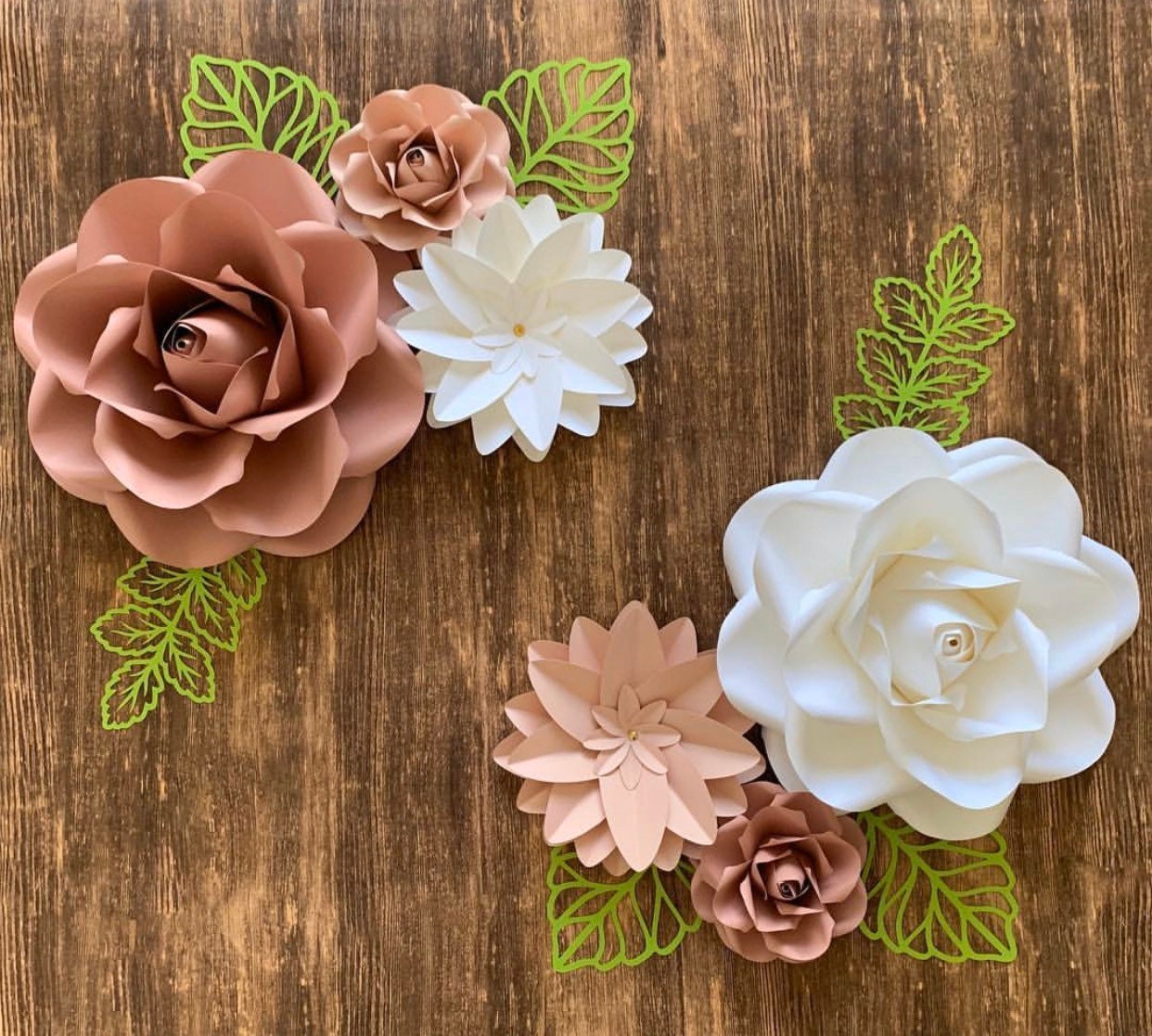 Paper Flowers Wall Decor Paper Flowers for Girls Room Floral | Etsy