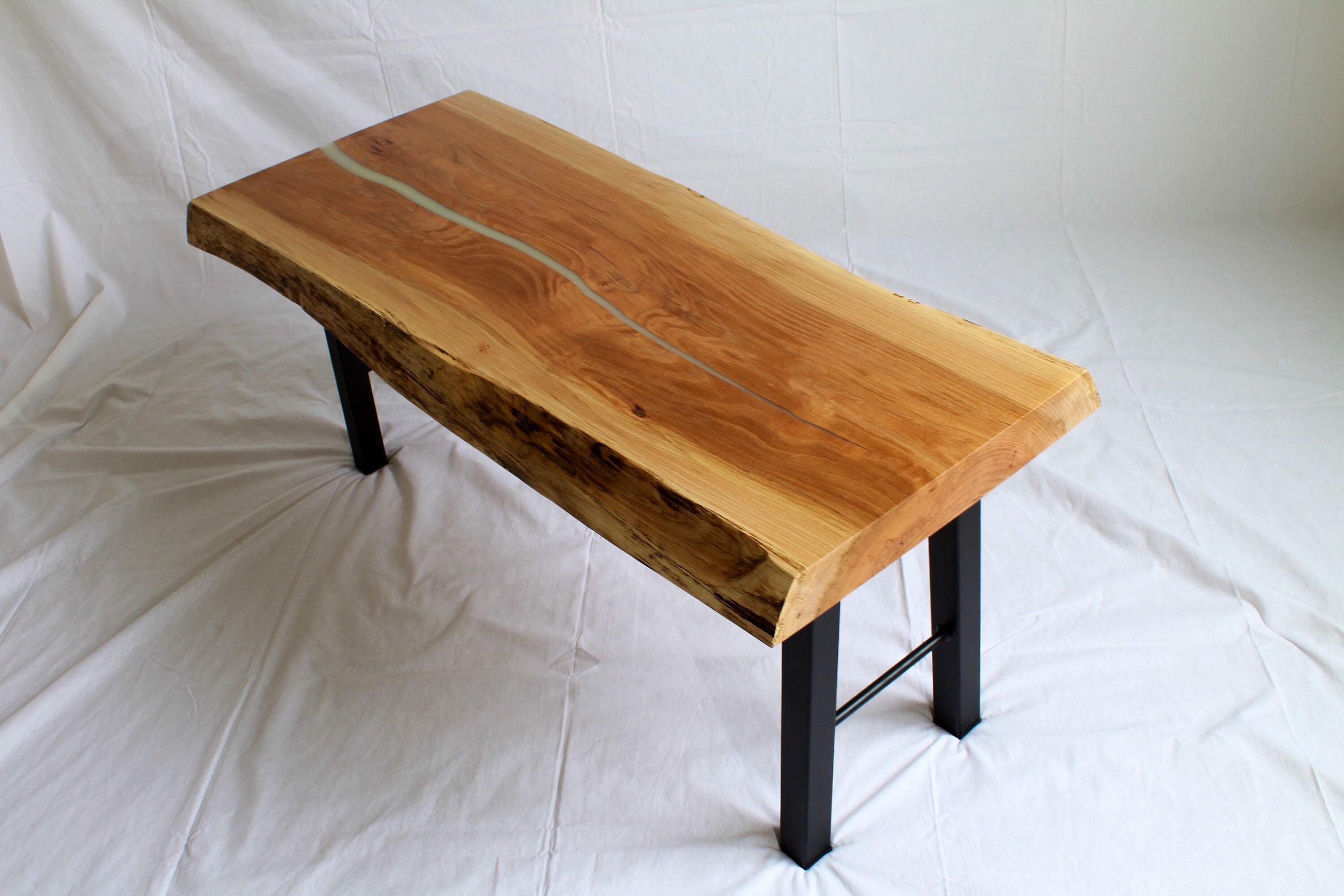 Epoxy Table Coffee Table Resin Table Live Edge Wood Etsy