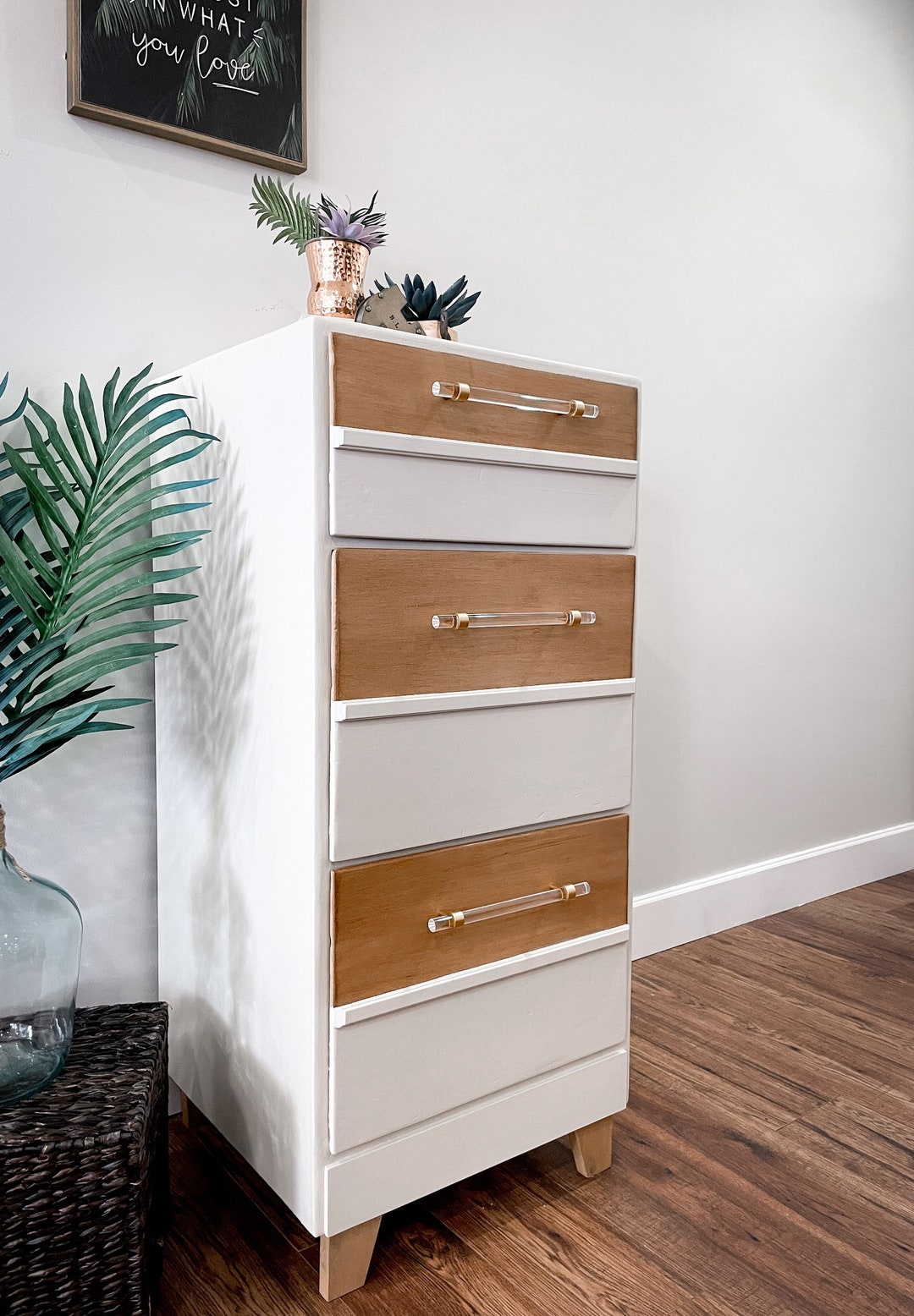 AVAILABLE Narrow 3 Drawer Dresser Etsy