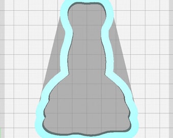 Wedding Dress Cookie Cutter
