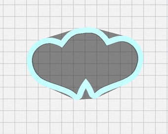 Double Heart Cookie Cutter