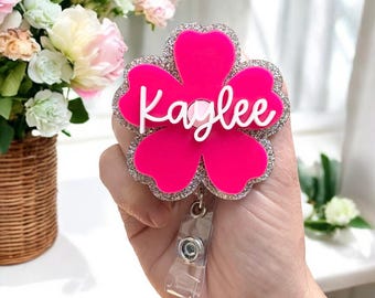 Spring Badge Reel | Personalized Spring Badge Reel | Teacher Badge Reel| Nurse Badge Reel| Flower Spring Badge Reel | Badge Reel Gift