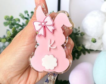 Easter Badge Reel | Bunny Badge Reel | Teacher Badge Reel| Nurse Badge Reel| Easter Bunny Badge Reel Gift
