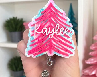 Christmas Tree Badge Reel | Christmas Badge Reel | Winter Badge Reel | Teacher Badge Reel | Nurse Badge Reel | Cute Christmas Badge Reel
