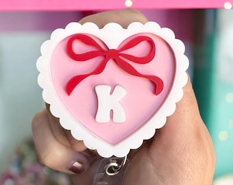Valentines Badge Reel | Heart Badge Reel | Teacher Badge Reel| Nurse Badge Reel| Valentine Badge Reel Gift