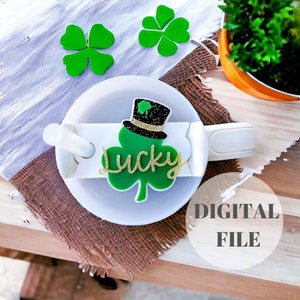 St. Patricks Day Tumbler Topper DIGITAL FILE | Svg