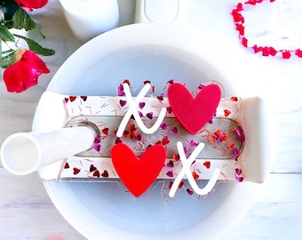 Valentines XOXO Topper | For 30 and 40oz H2.0 ONLY| Valentines Stanley Topper| Hugs and Kisses Topper| Stanley Topper